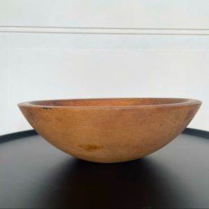 Authentic Vintage Munising Wooden Dough Bowl
